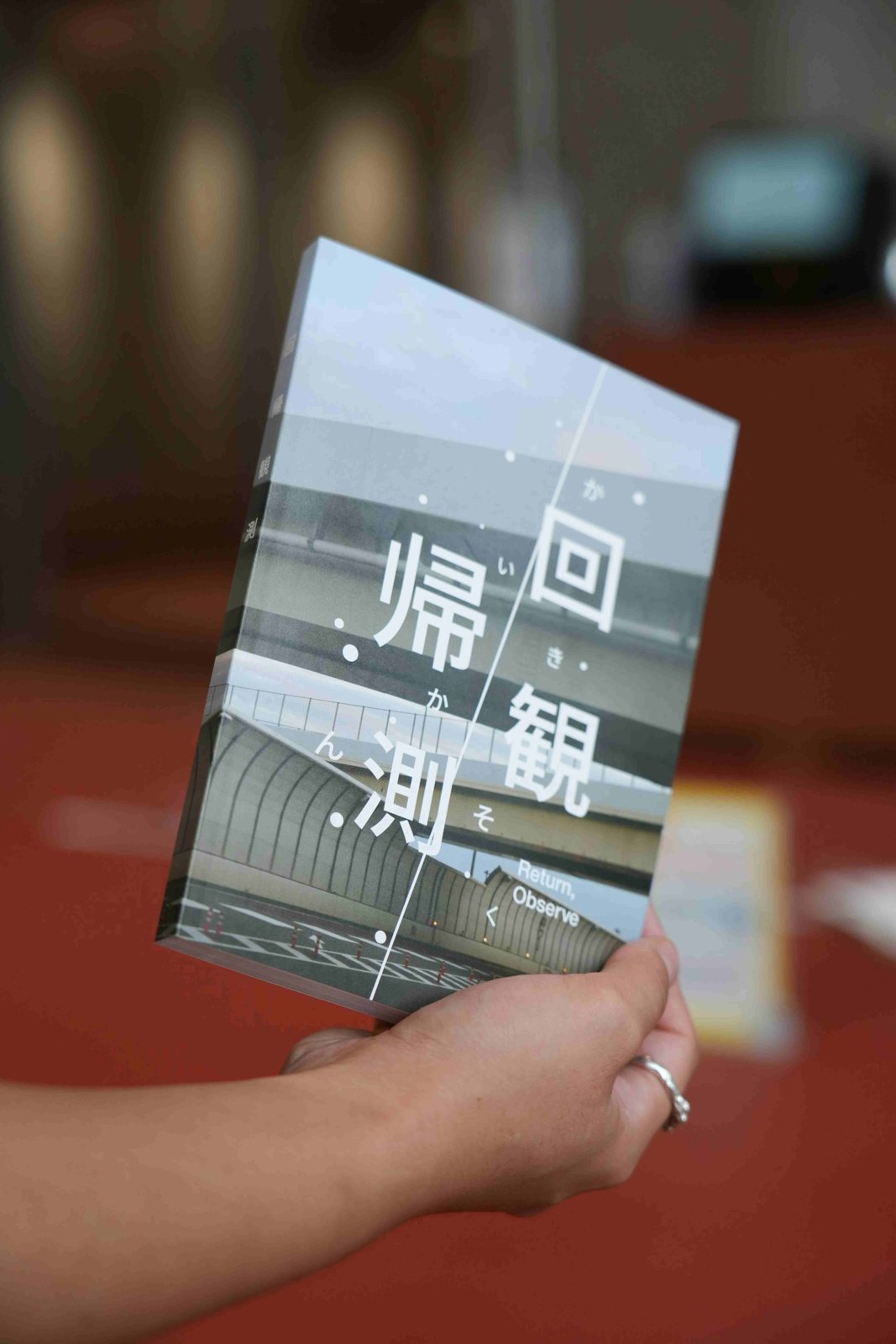 Publication: Return, Observe, held in a hand
